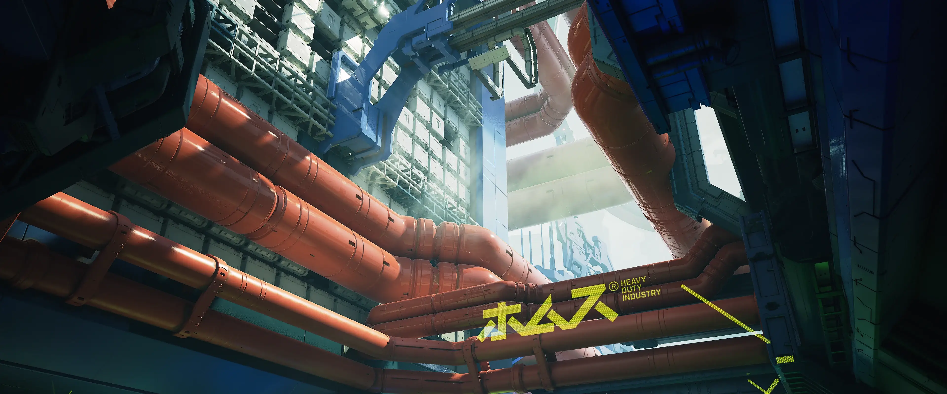 Metal Eden - sci-fi industrial environment