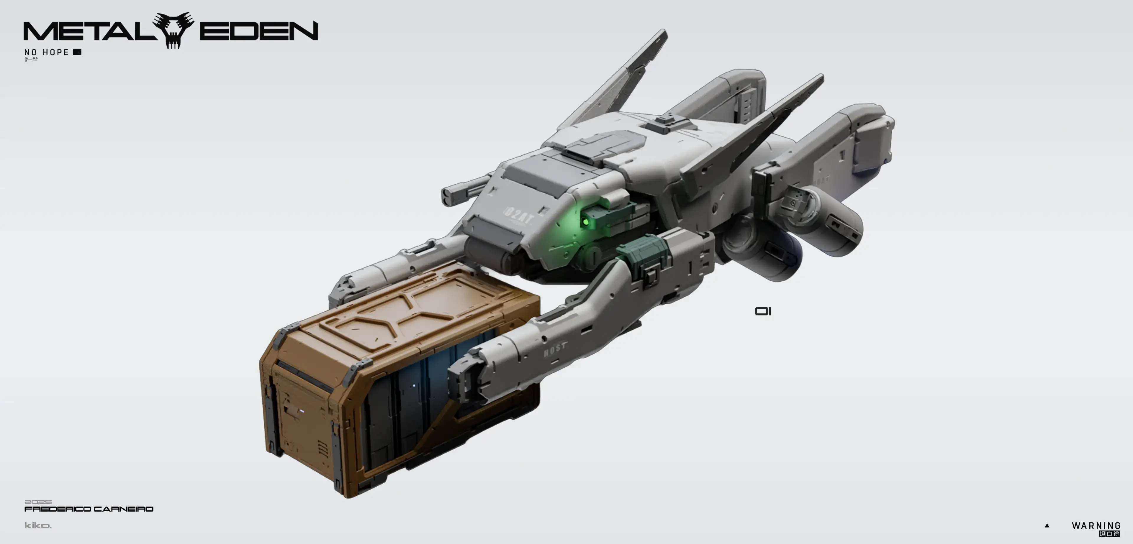 Metal Eden - hard-surface props